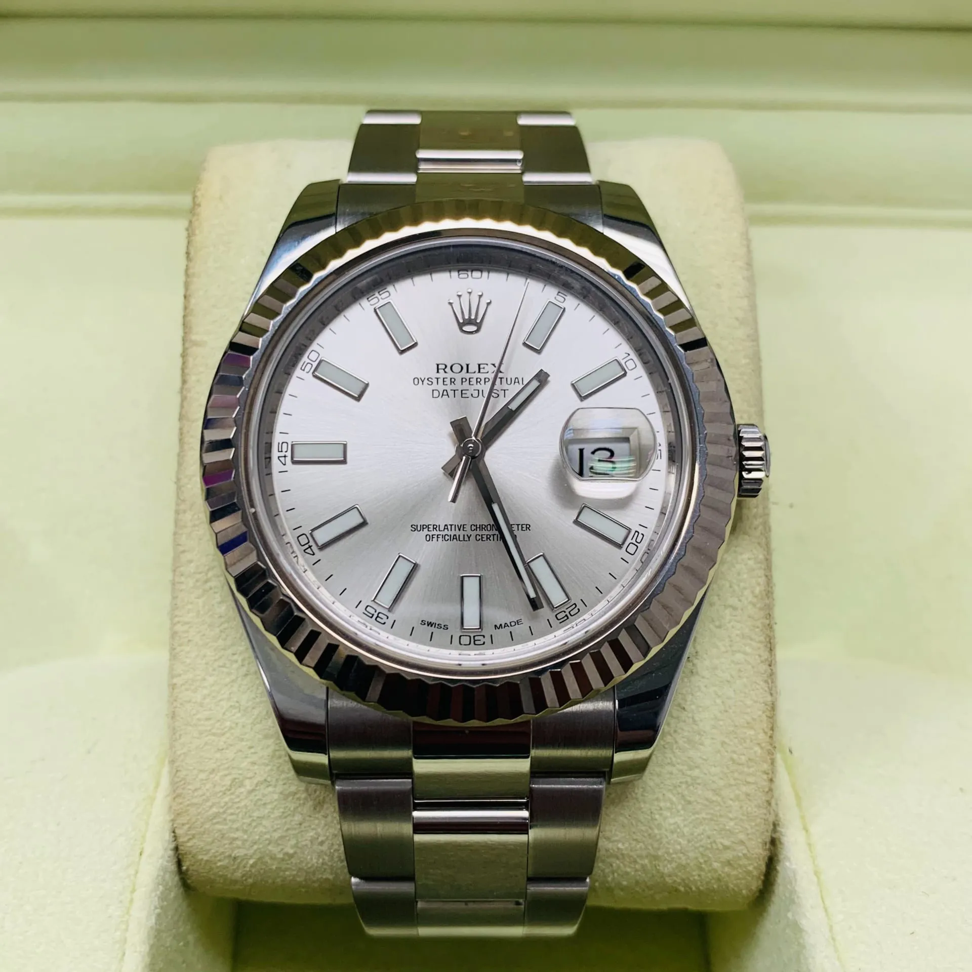 Rolex Datejust II 116334 41mm Stainless steel Silver