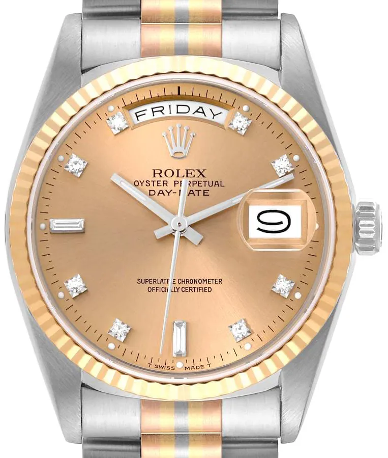 Rolex Day-Date 36 18239 36mm White gold Champagne