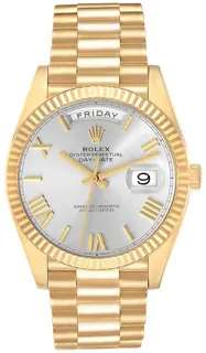 Rolex Day-Date 40 228238-0002 Yellow gold Silver