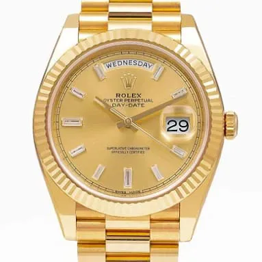 Rolex Day-Date 40 228238-0005 40mm 18k yellow gold Champagne