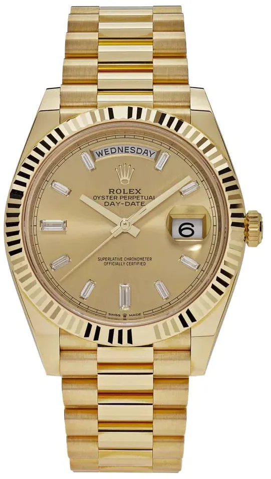 Rolex Day-Date 40 228238-0005 40mm 18k yellow gold Champagne