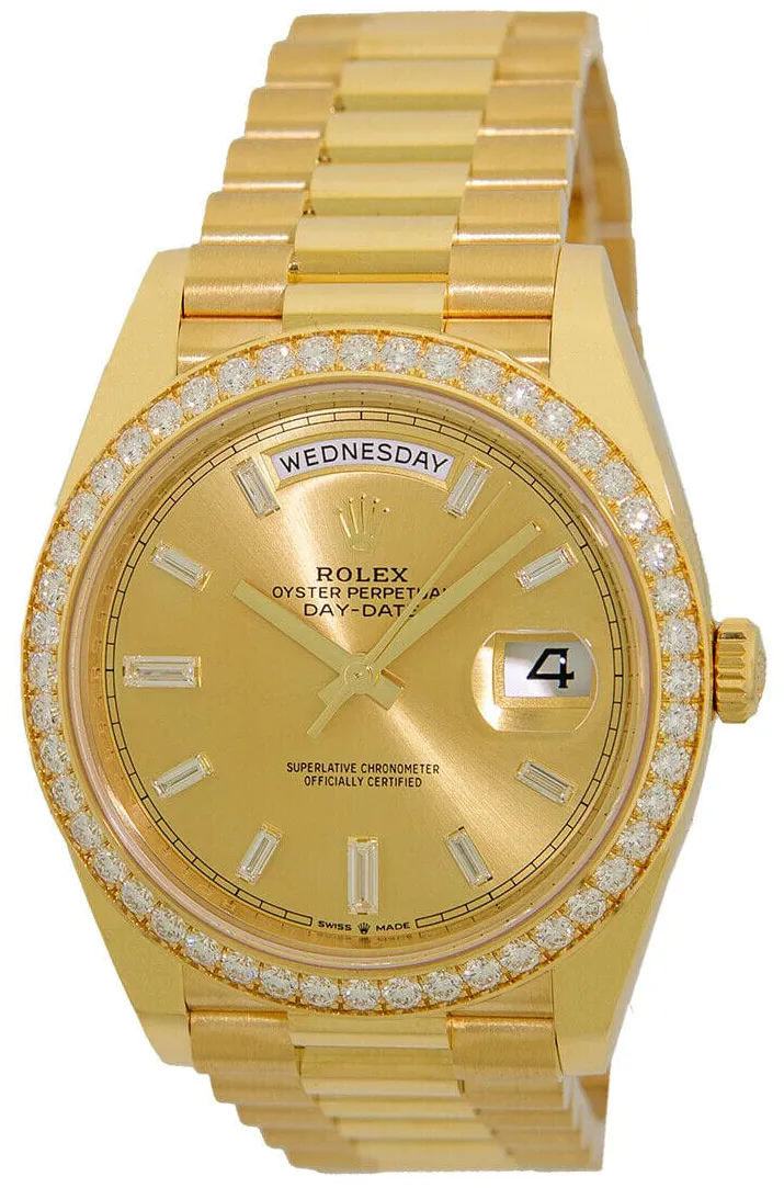 Rolex Day-Date 40 228348RBR 40mm Yellow gold Champagne