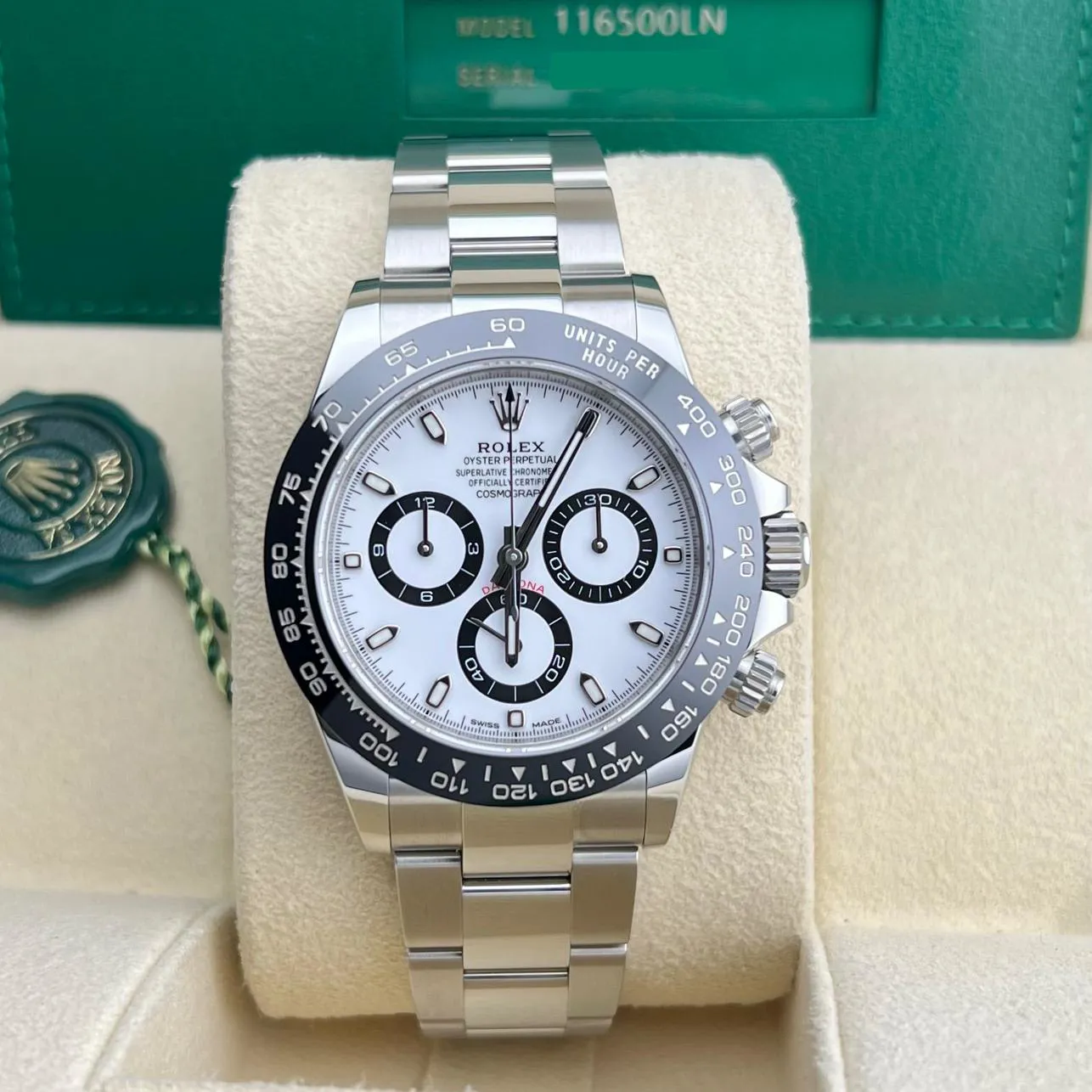 Rolex Daytona 116500LN-0001 40mm Stainless steel White