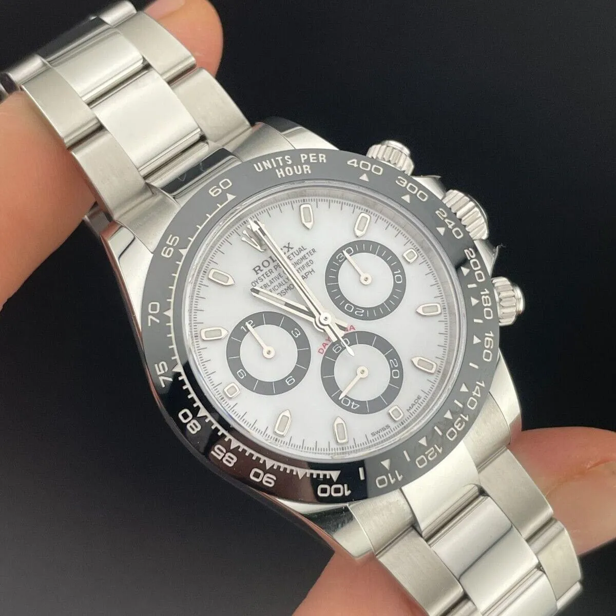 Rolex Daytona 116500LN-0001 40mm Stainless steel White