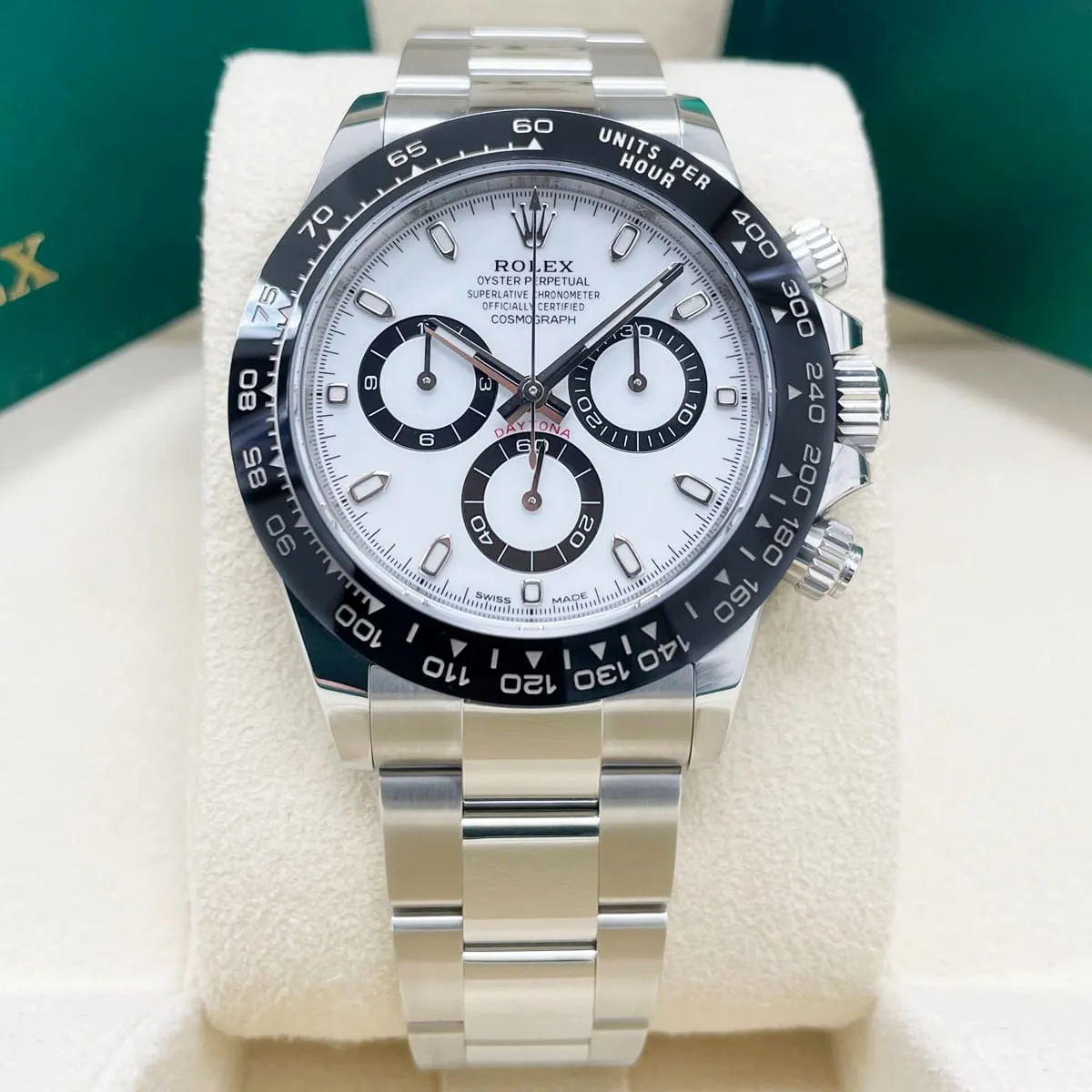 Rolex Daytona 116500LN-0001 40mm Stainless steel White