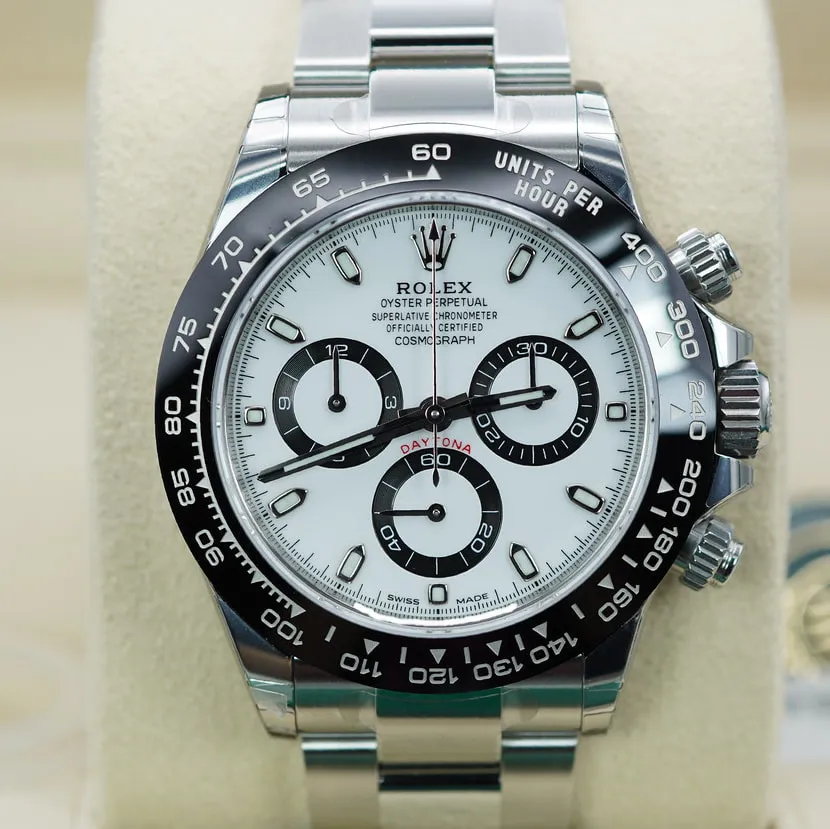 Rolex Daytona 116500LN-0001 40mm Stainless steel White