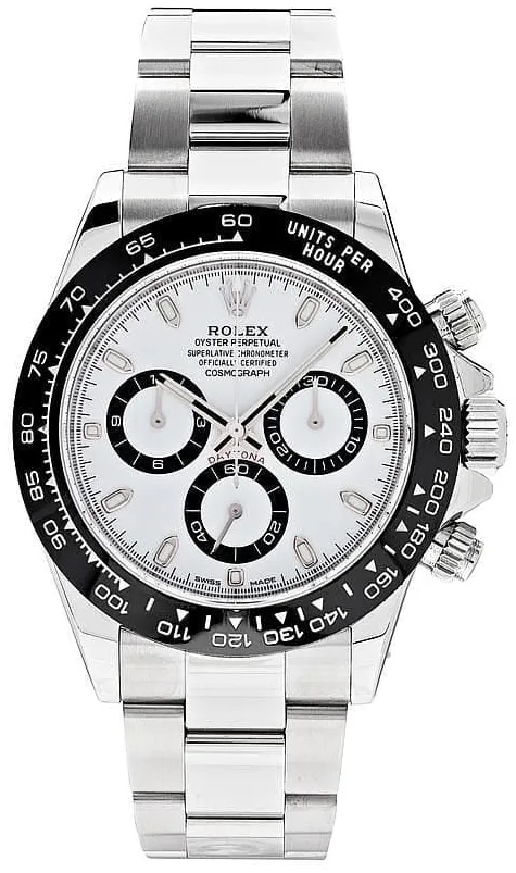 Rolex Daytona 116500LN-0001 40mm Stainless steel White