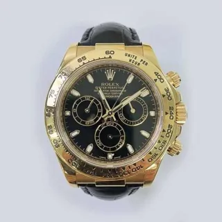 Rolex Daytona 116518 Yellow gold Black