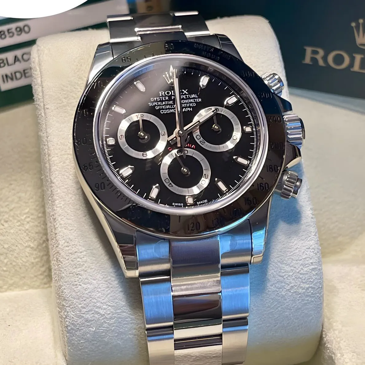 Rolex Daytona 116520-0015 40mm Stainless steel Black