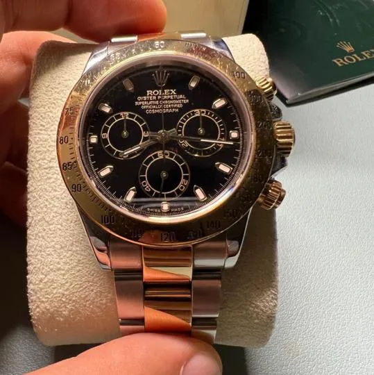 Rolex Daytona 116523-0039 40mm Yellow gold Black