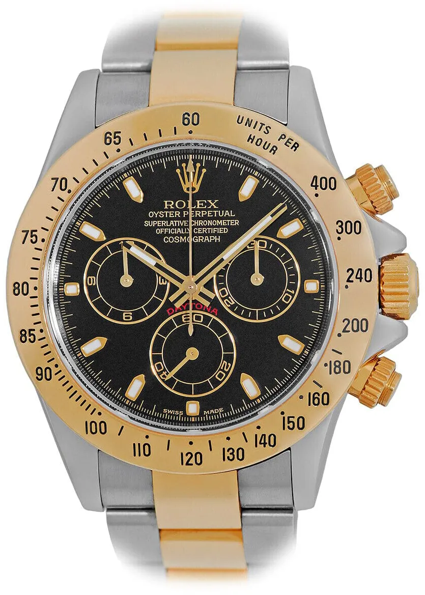 Rolex Daytona 116523-0039 40mm Yellow gold Black 1