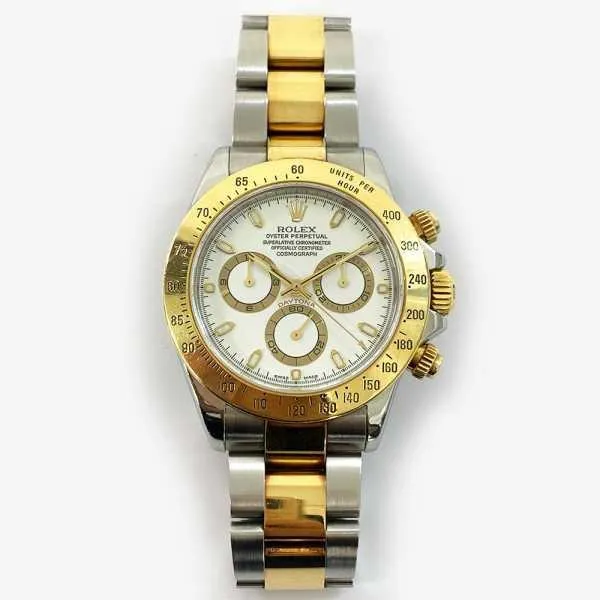 Rolex Daytona 116523-0040 40mm Yellow gold White