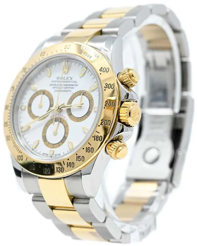 Rolex Daytona 116523-0040 40mm Yellow gold White 3