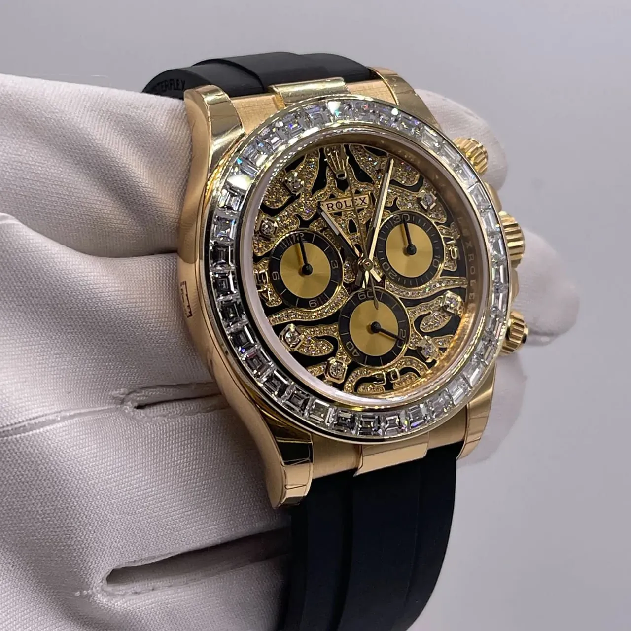 Rolex Daytona 116588TBR 40mm Yellow gold Black and Golden and Artistic dial 1