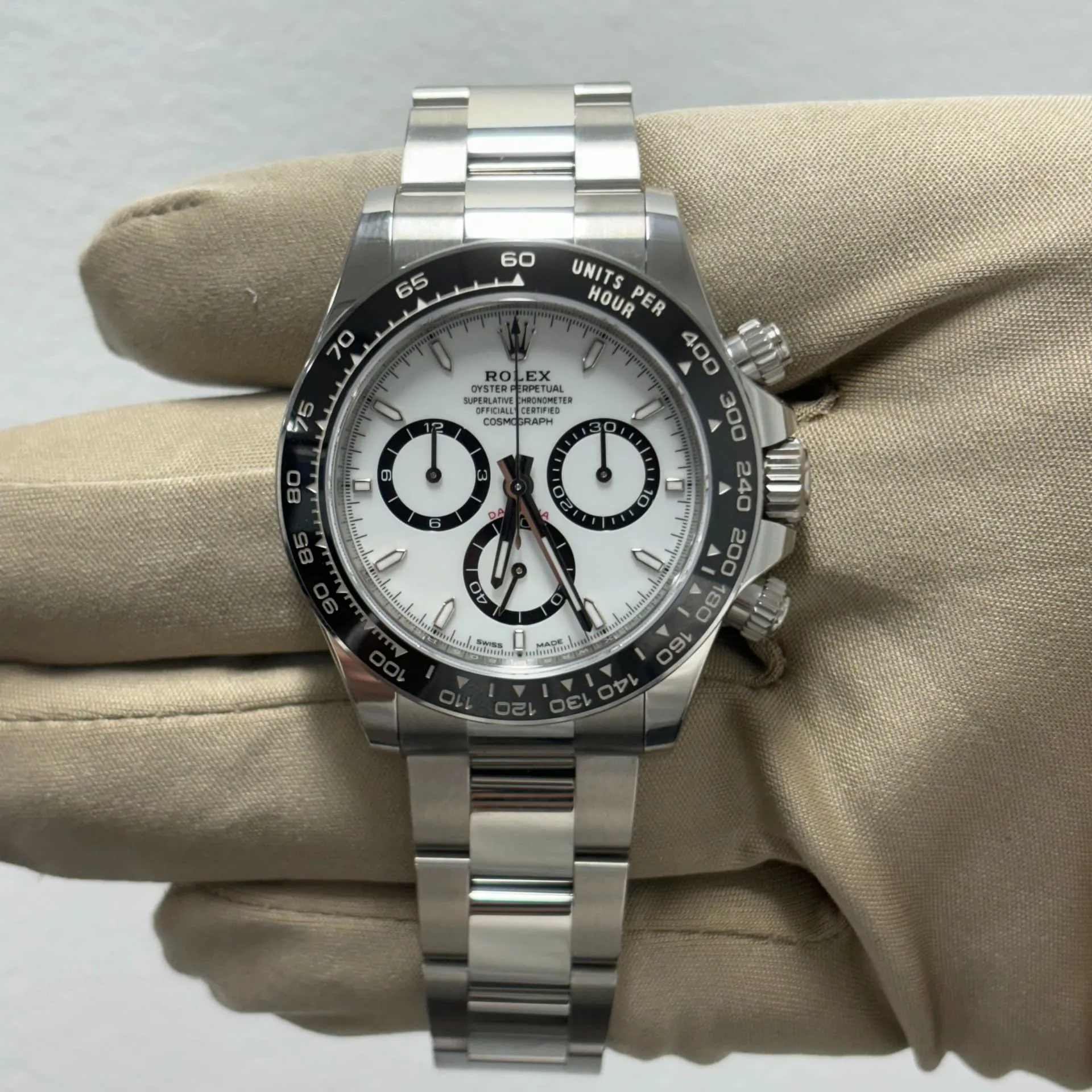 Rolex Daytona 126500LN-0001 40mm Oystersteel White