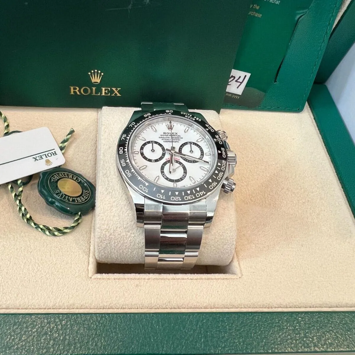 Rolex Daytona 126500LN-0001 40mm Oystersteel White