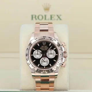 Rolex Daytona 126505-0001 Everose gold Black