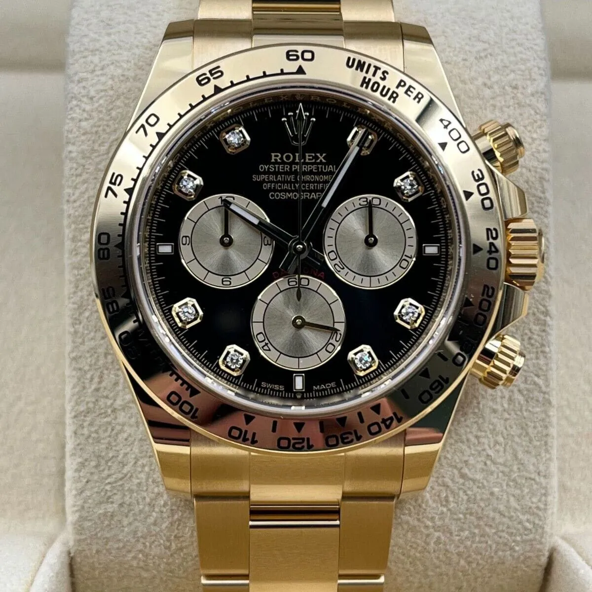 Rolex Daytona 126508-0003 40mm 18k yellow gold Black