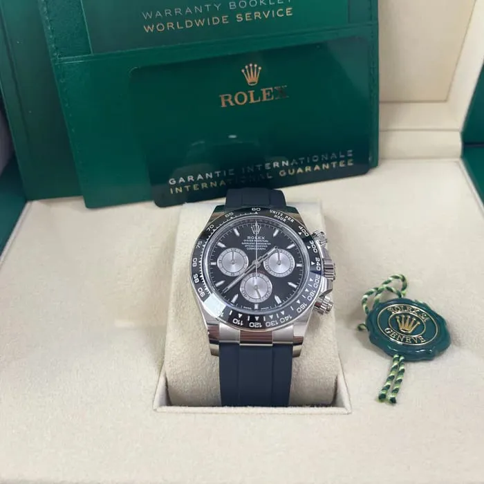 Rolex Daytona 126519LN-0002 40mm 18k white gold Black