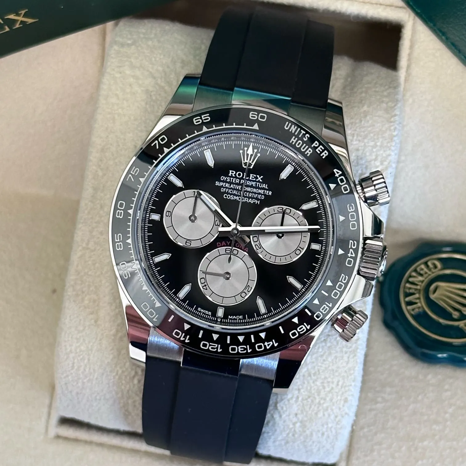 Rolex Daytona 126519LN-0002 40mm 18k white gold Black 4