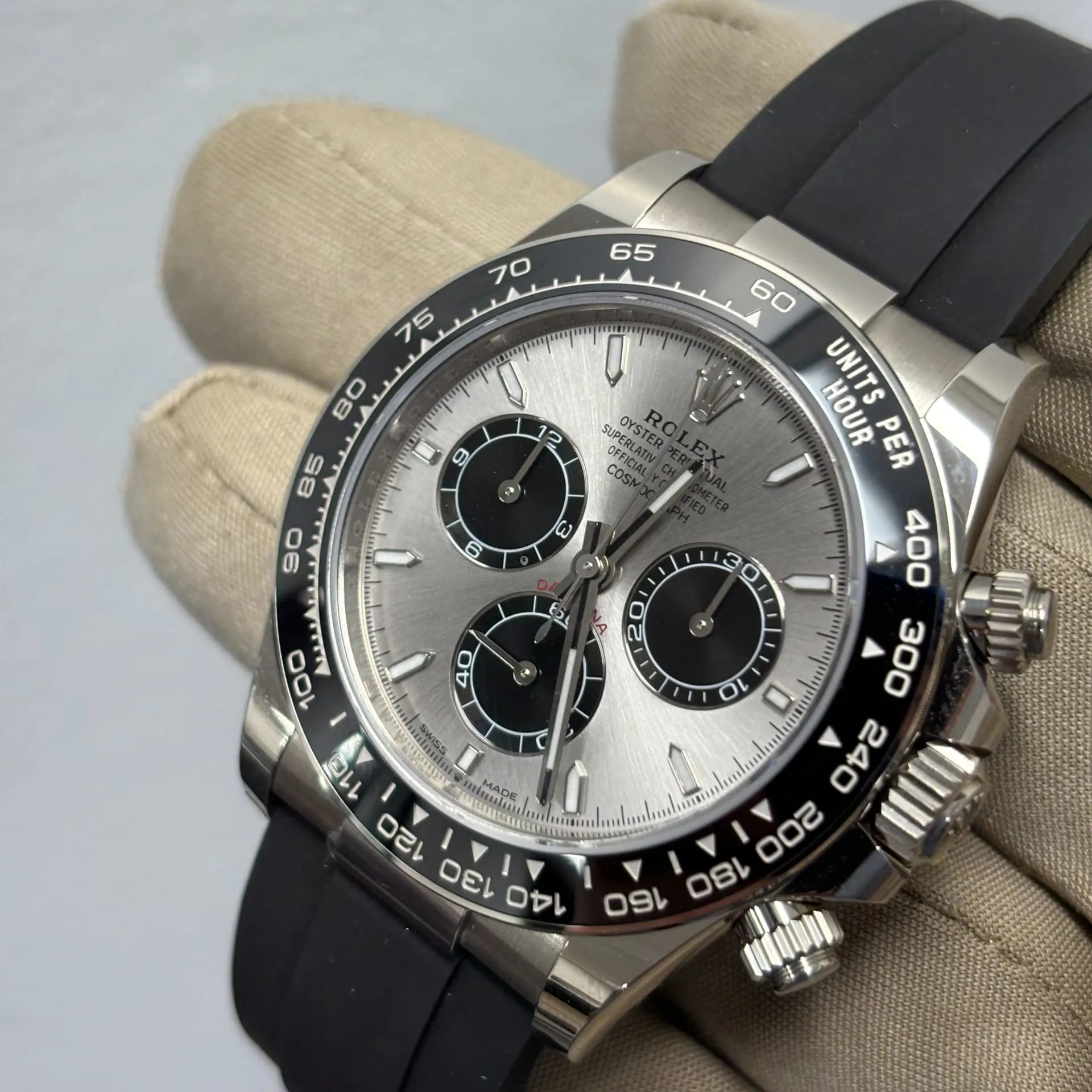 Rolex Daytona 126519LN-0006 40mm 18k white gold Silver 4