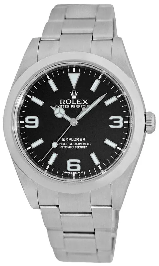 Rolex Explorer 214270-0001 39mm Stainless steel Black