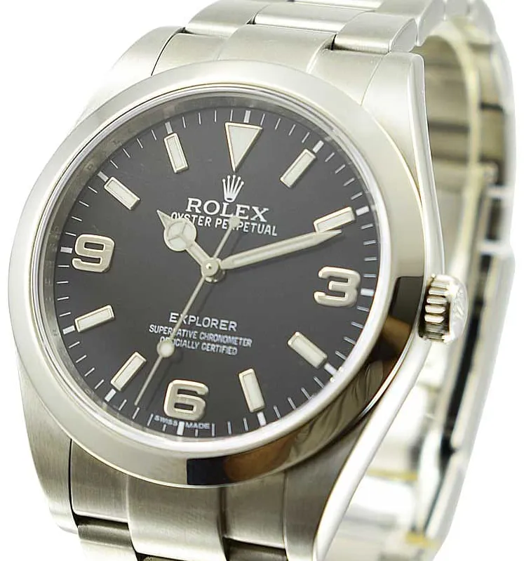 Rolex Explorer 214270-0001 39mm Stainless steel Black