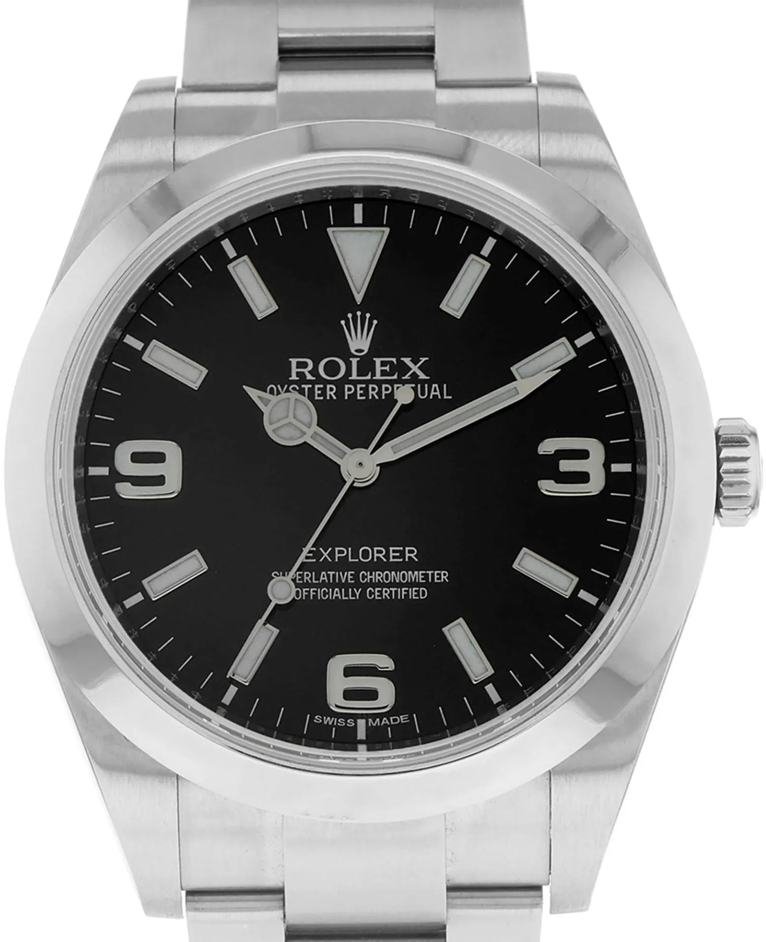 Rolex Explorer 214270-0003 39mm Stainless steel Black