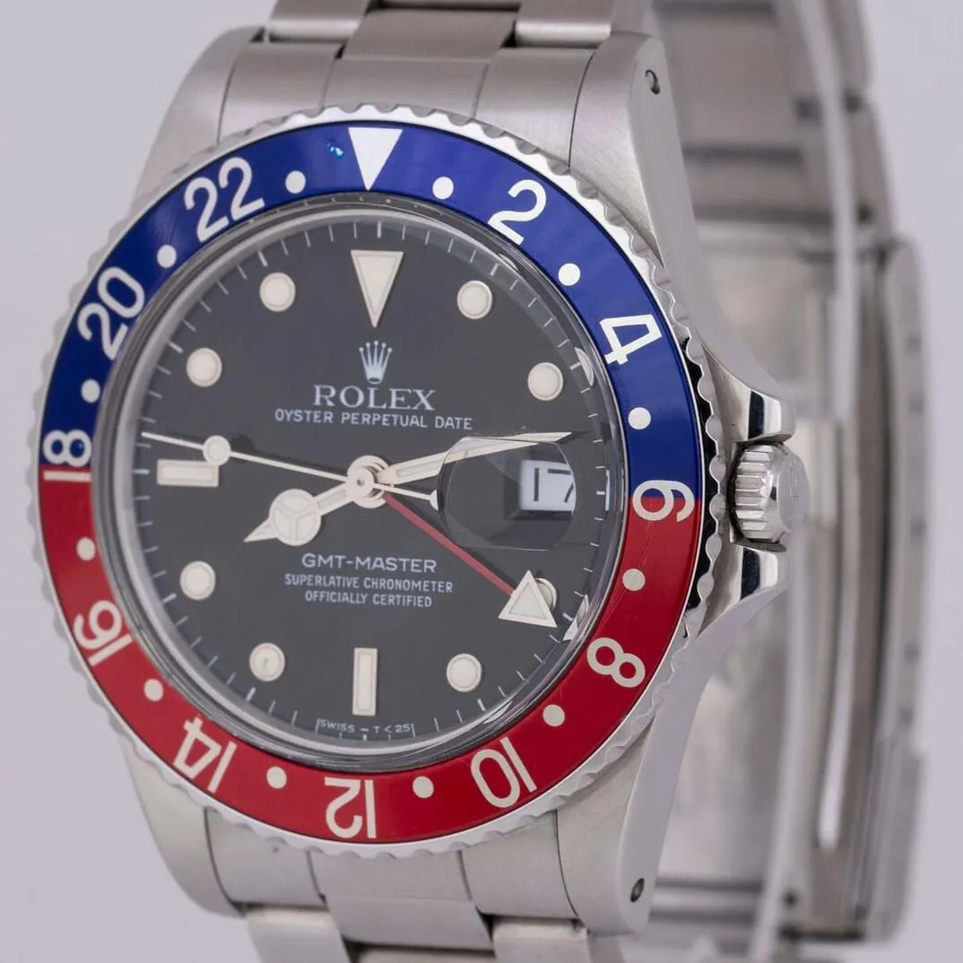 Rolex GMT-Master 16750 40mm Stainless steel Black 1