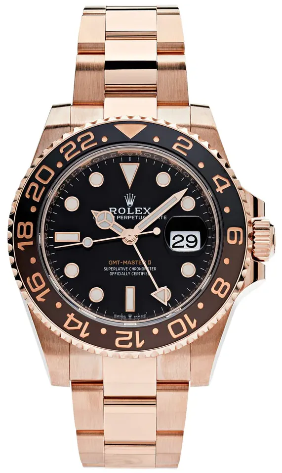 Rolex GMT-Master II 126715CHNR-0001 40mm Everose gold Black