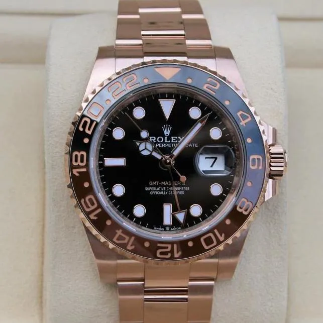 Rolex GMT-Master II 126715CHNR-0001 40mm Everose gold Black