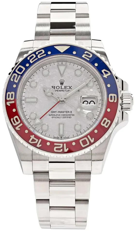 Rolex GMT-Master II 126719BLRO-0002 40mm 18k white gold Silver