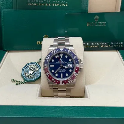 Rolex GMT-Master II 126719BLRO-0003 40mm 18k white gold Blue