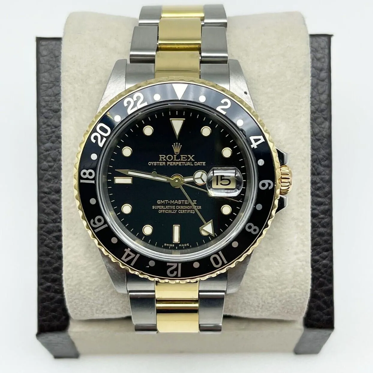 Rolex GMT-Master II 16713 40mm Stainless steel Black