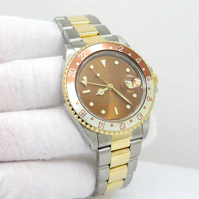 Rolex GMT-Master II 16713 40mm Stainless steel Brown