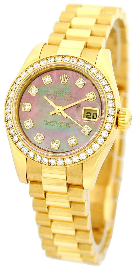 Rolex Lady-Datejust 179138 26mm Yellow gold Mother-of-pearl