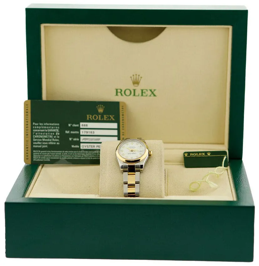 Rolex Lady-Datejust 179163 26mm Stainless steel White 1