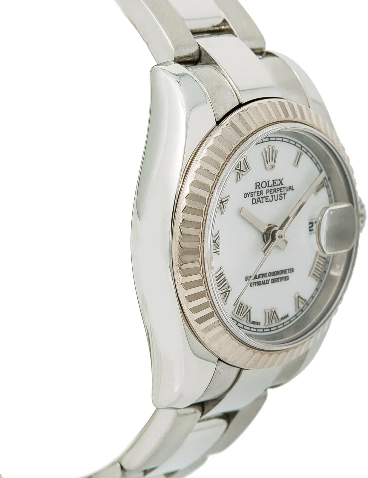 Rolex Lady-Datejust 179174 26mm Stainless steel White 1