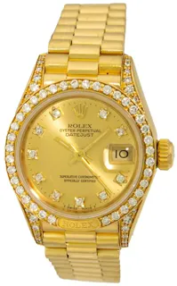 Rolex Lady-Datejust 69158 Yellow gold Champagne