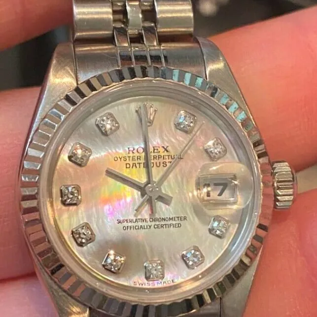 Rolex Lady-Datejust 79174 26mm Stainless steel Mother-of-pearl