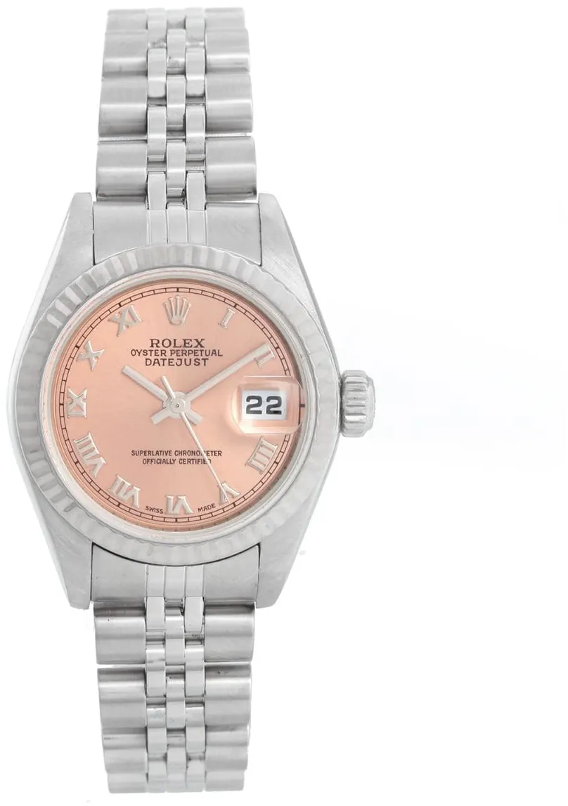 Rolex Lady-Datejust 79174 26mm Stainless steel Rose