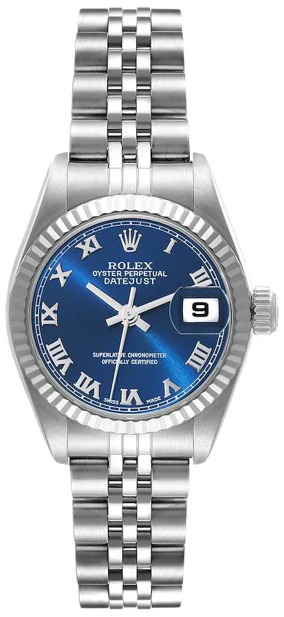 Rolex Lady-Datejust 79174 26mm Stainless steel Blue