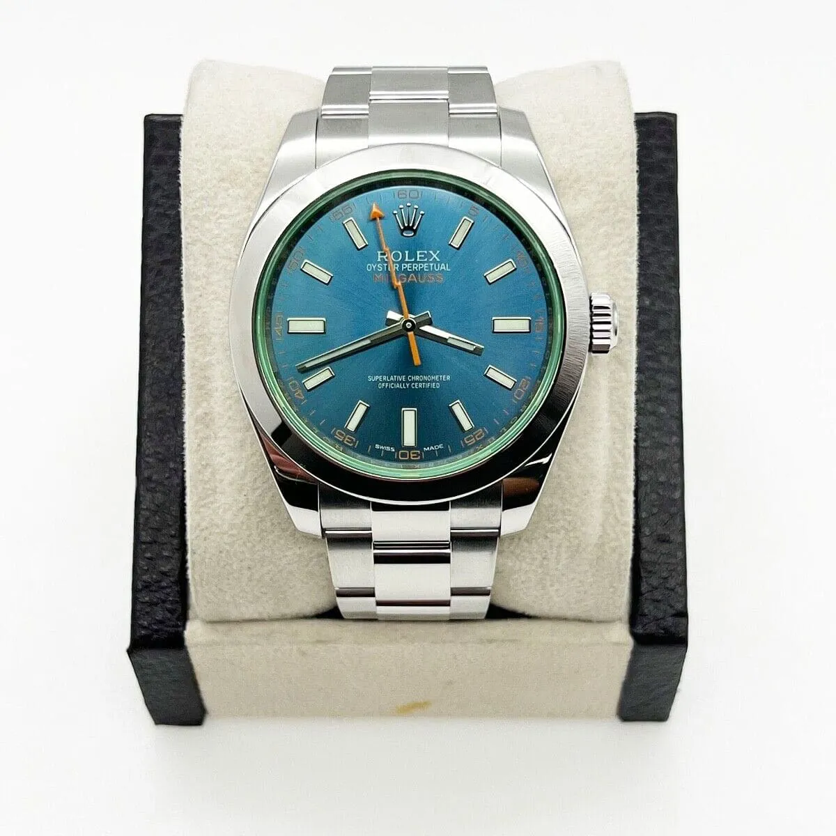 Rolex Milgauss 116400GV-0002 40mm Stainless steel Blue