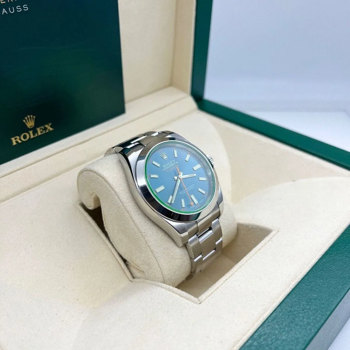 Rolex Milgauss 116400GV-0002 40mm Stainless steel Blue 2