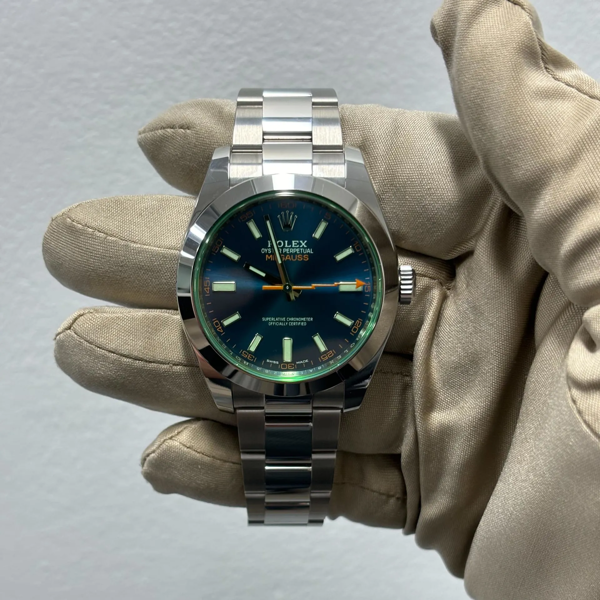 Rolex Milgauss 116400GV-0002 40mm Stainless steel Blue