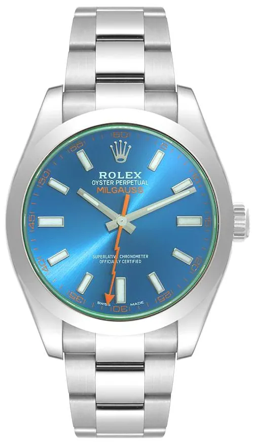 Rolex Milgauss 116400GV-0002 40mm Stainless steel Blue