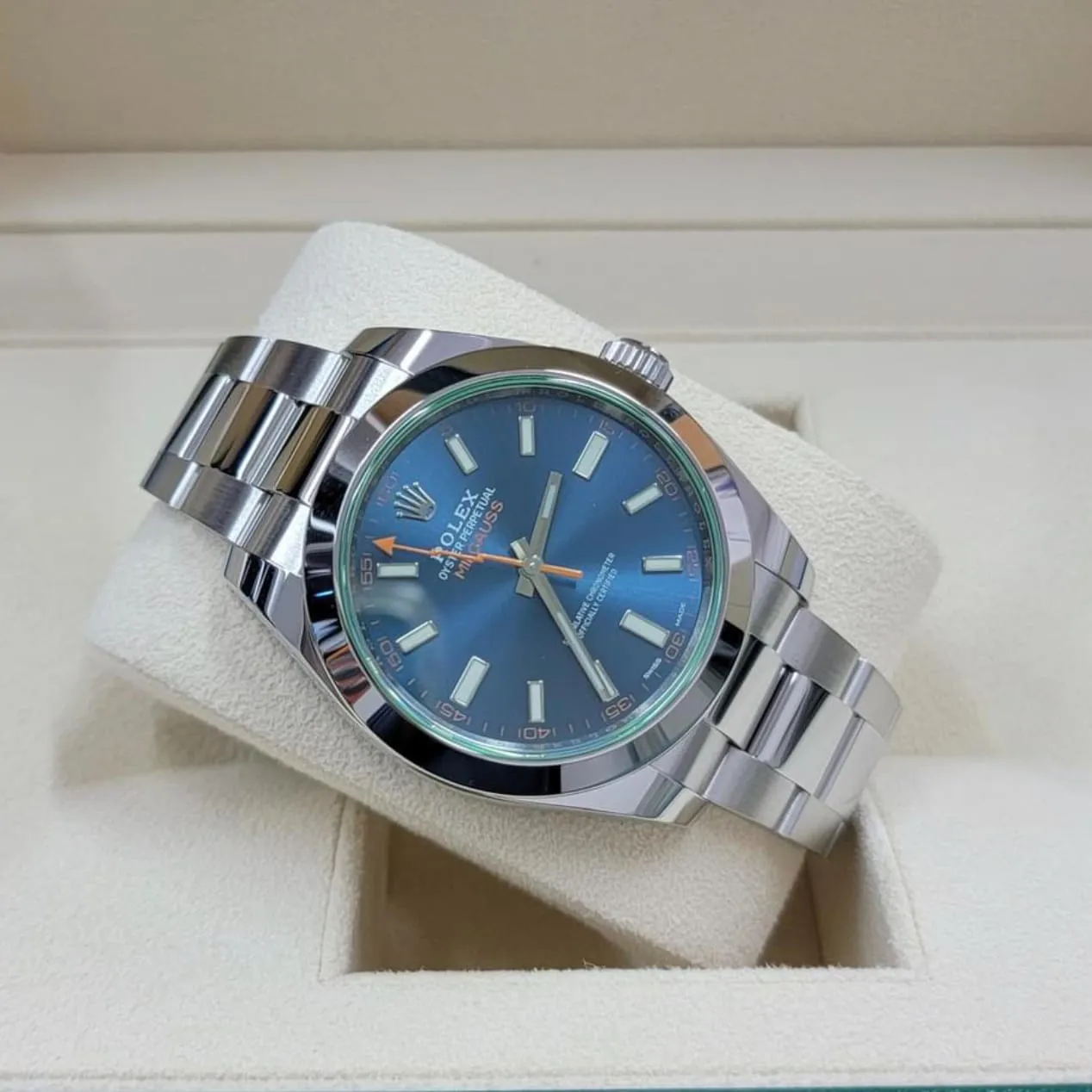 Rolex Milgauss 116400GV-0002 40mm Stainless steel Blue