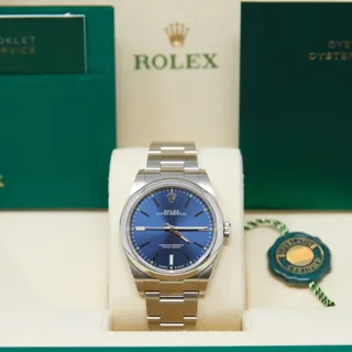 Rolex Oyster Perpetual 114300-0003 Stainless steel Blue