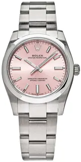 Rolex Oyster Perpetual 124200-0004 Stainless steel Pink