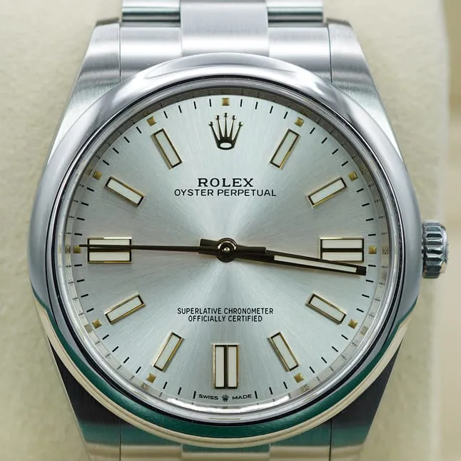 Rolex Oyster Perpetual 124300-0001 41mm Oystersteel Silver